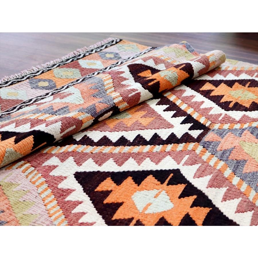 オールドキリム アンタルヤ 113x83cm ジグザグしたひし形 5つのイーブルアイ | ブランド登録なし | 07