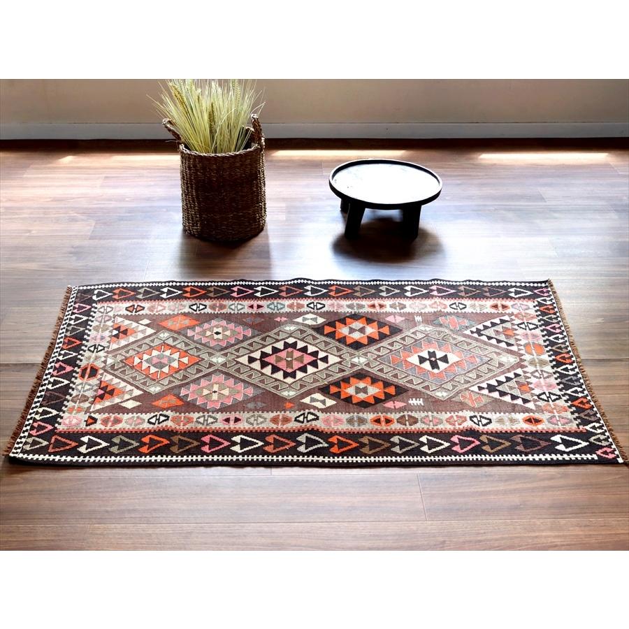 オールドキリム カルス 151x90cm イーブルアイとコチボユヌズ | ブランド登録なし | 01