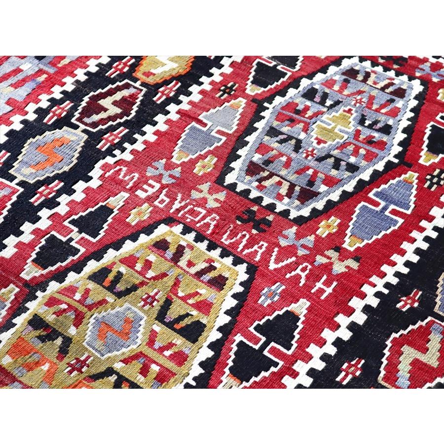 オールドキリム エシュメ 142x98cm 2つの六角形 フックのモチーフ | ブランド登録なし | 02