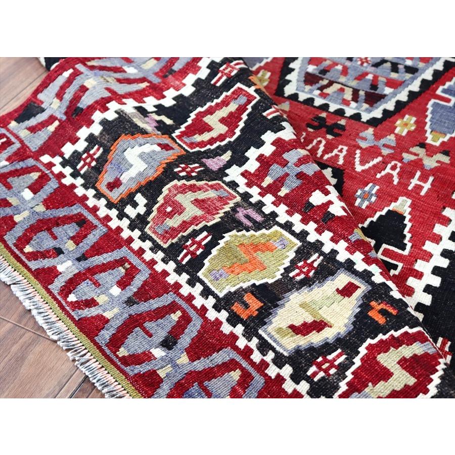 オールドキリム エシュメ 142x98cm 2つの六角形 フックのモチーフ | ブランド登録なし | 04