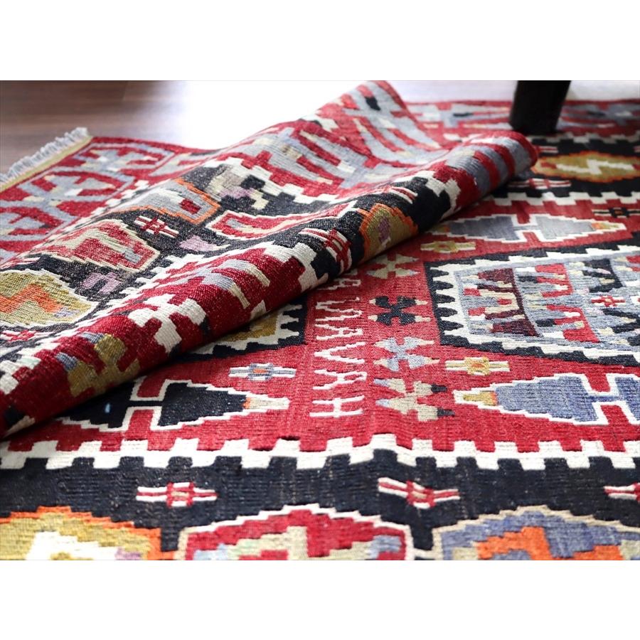 オールドキリム エシュメ 142x98cm 2つの六角形 フックのモチーフ | ブランド登録なし | 05