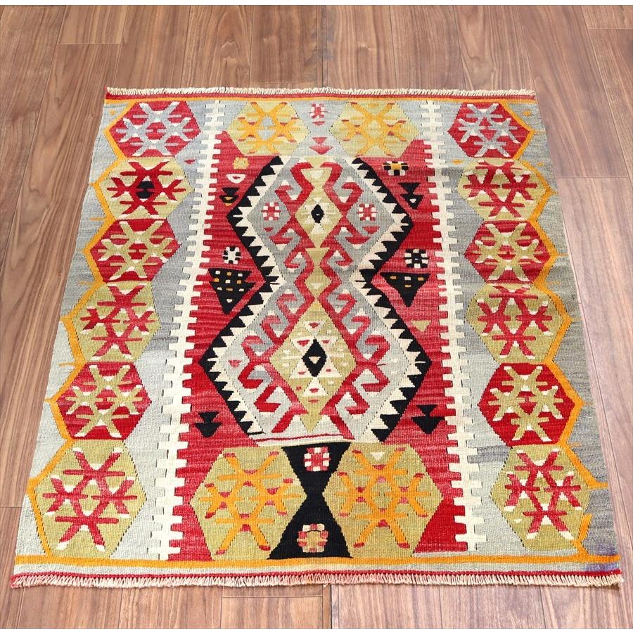 オールドキリム エシュメ 116x93cm 爪のあるメダリオン | ブランド登録なし