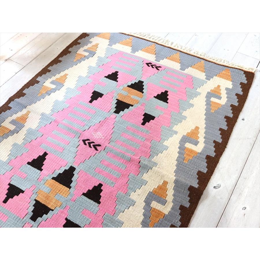 やわらかな織りのカイセリ産キリム チェイレキ 125x84cm 翼を広げた鳥のモチーフ | ブランド登録なし | 04