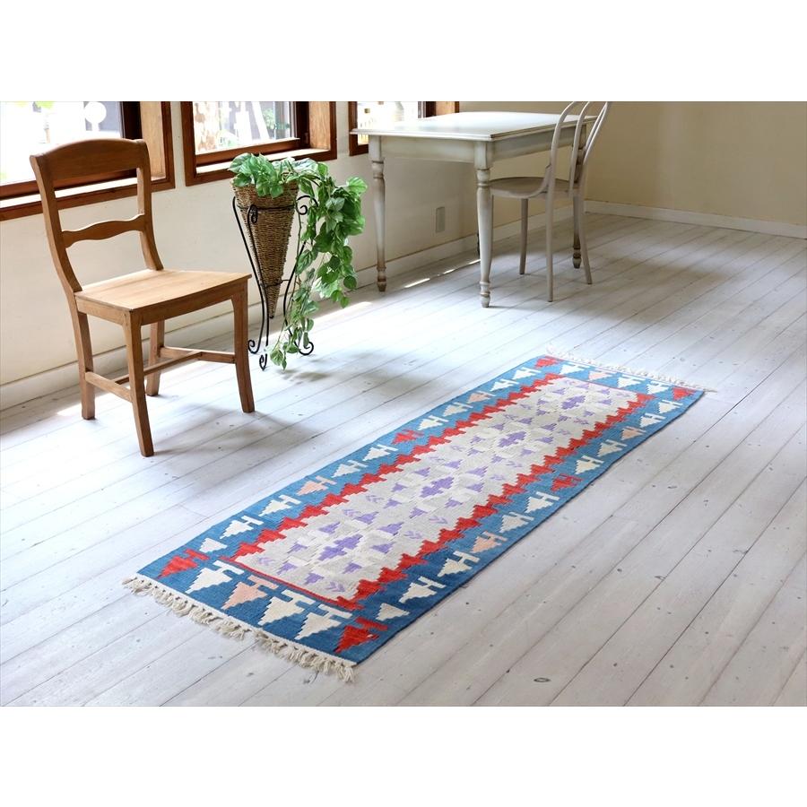 カイセリキリム トルコ手織りキリム ミニランナー 178cm×60cm カイセリ