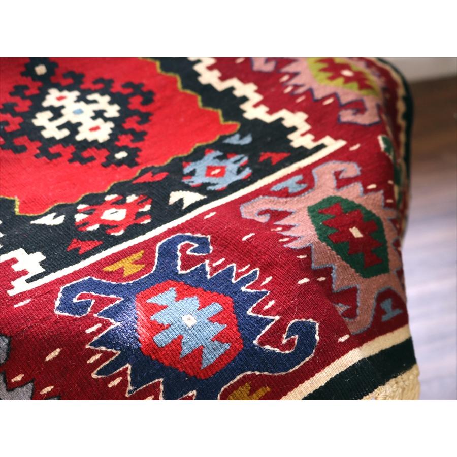 オールドキリム シャルキョイ 59x60cm ワインレッド 正方形 | ブランド登録なし | 06