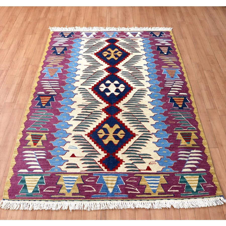 トルコの手織りキリム ウシャク 171x116cm サンドゥック | ブランド登録なし