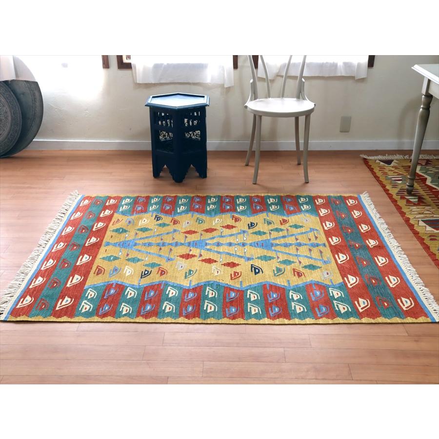 トルコの手織りキリム ウシャク 168x120cm 生命の樹 | ブランド登録なし | 01