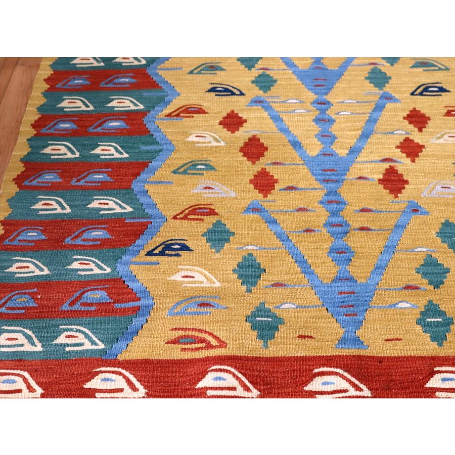 トルコの手織りキリム ウシャク 168x120cm 生命の樹 | ブランド登録なし | 03