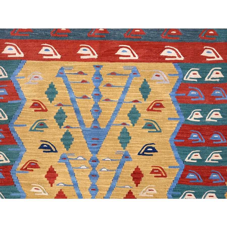 トルコの手織りキリム ウシャク 168x120cm 生命の樹 | ブランド登録なし | 06