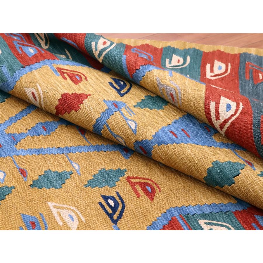 トルコの手織りキリム ウシャク 168x120cm 生命の樹 | ブランド登録なし | 07