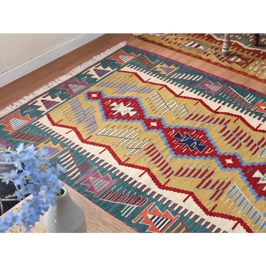 トルコキリム ウシャク　セッヂャーデ 170x114cm ベレケットのモチーフ | ブランド登録なし | 02