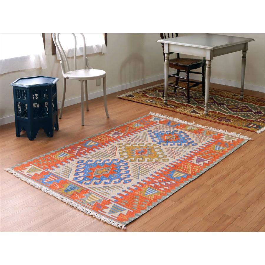 トルコの手織りキリム ウシャク 172x113cm ドラゴンのモチーフ | ブランド登録なし | 01