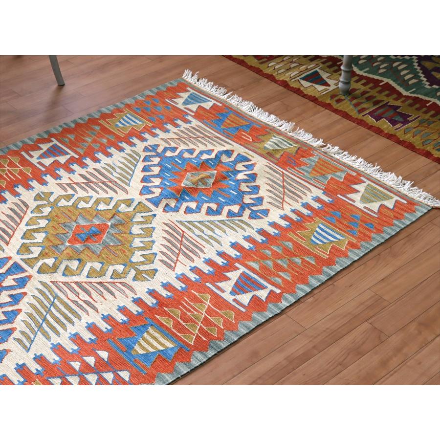 トルコの手織りキリム ウシャク 172x113cm ドラゴンのモチーフ | ブランド登録なし | 02