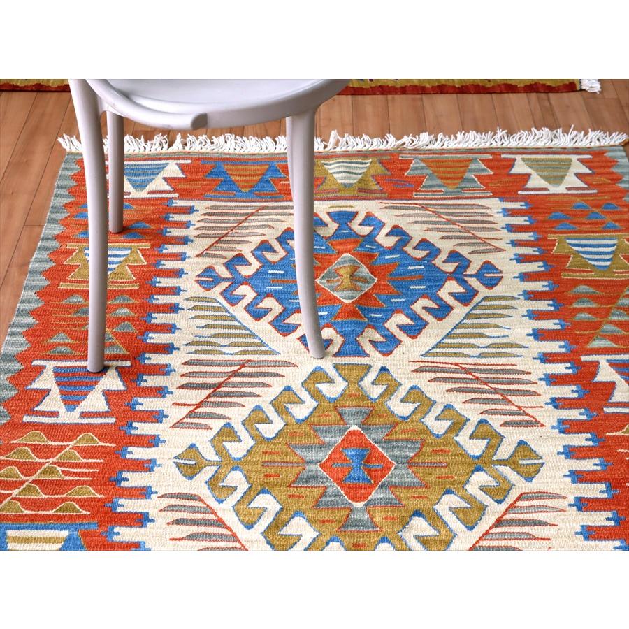 トルコの手織りキリム ウシャク 172x113cm ドラゴンのモチーフ | ブランド登録なし | 04