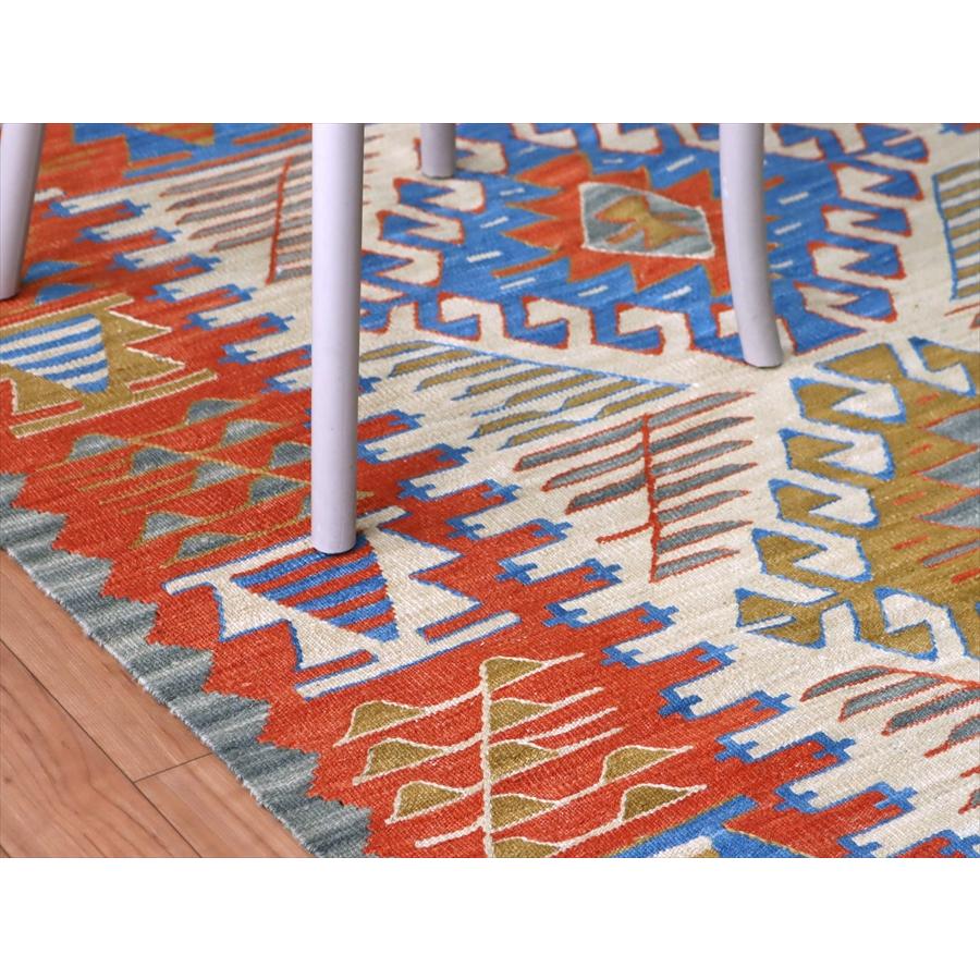 トルコの手織りキリム ウシャク 172x113cm ドラゴンのモチーフ | ブランド登録なし | 07