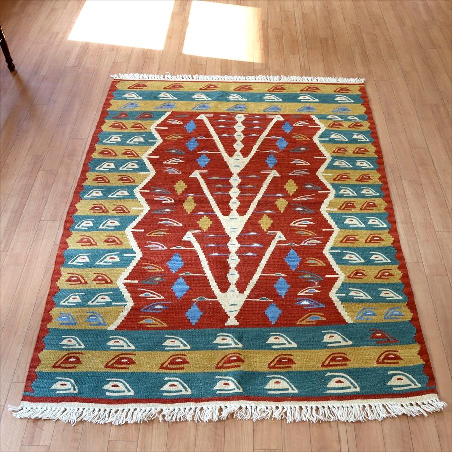 トルコの手織りキリム ウシャク 170x117cm 生命の樹 | ブランド登録なし