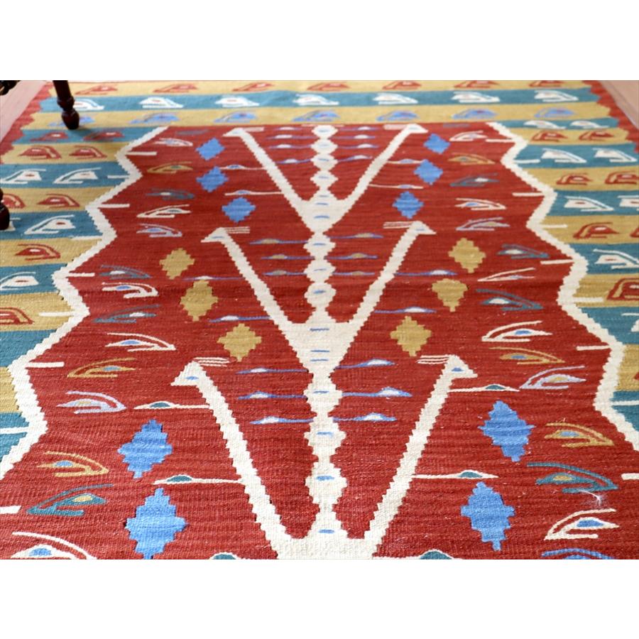 トルコの手織りキリム ウシャク 170x117cm 生命の樹 | ブランド登録なし | 06