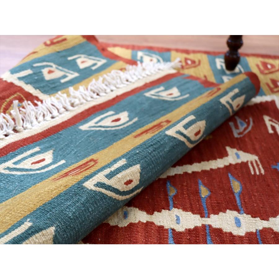 トルコの手織りキリム ウシャク 170x117cm 生命の樹 | ブランド登録なし | 08