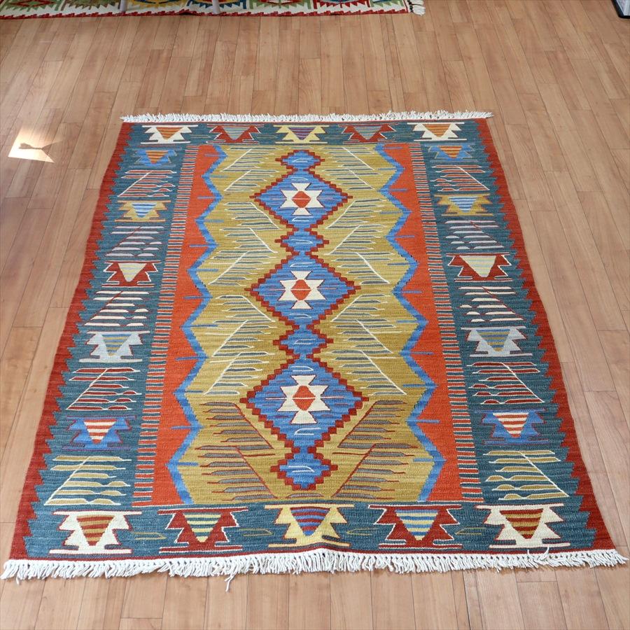 トルコの手織りキリム ウシャク 170x115cm サンドゥック | ブランド登録なし