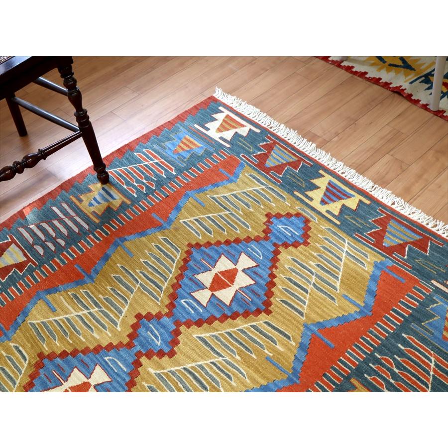トルコの手織りキリム ウシャク 170x115cm サンドゥック | ブランド登録なし | 03