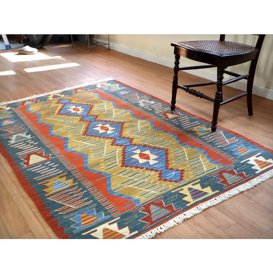 トルコの手織りキリム ウシャク 170x115cm サンドゥック | ブランド登録なし | 04