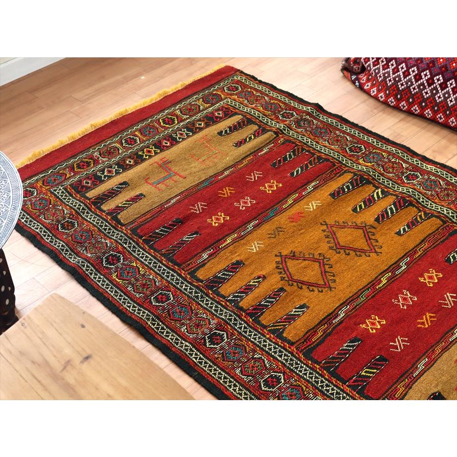 グチャン イランの手織りキリム 169x100cm ジジムの幾何学モチーフ | ブランド登録なし | 02