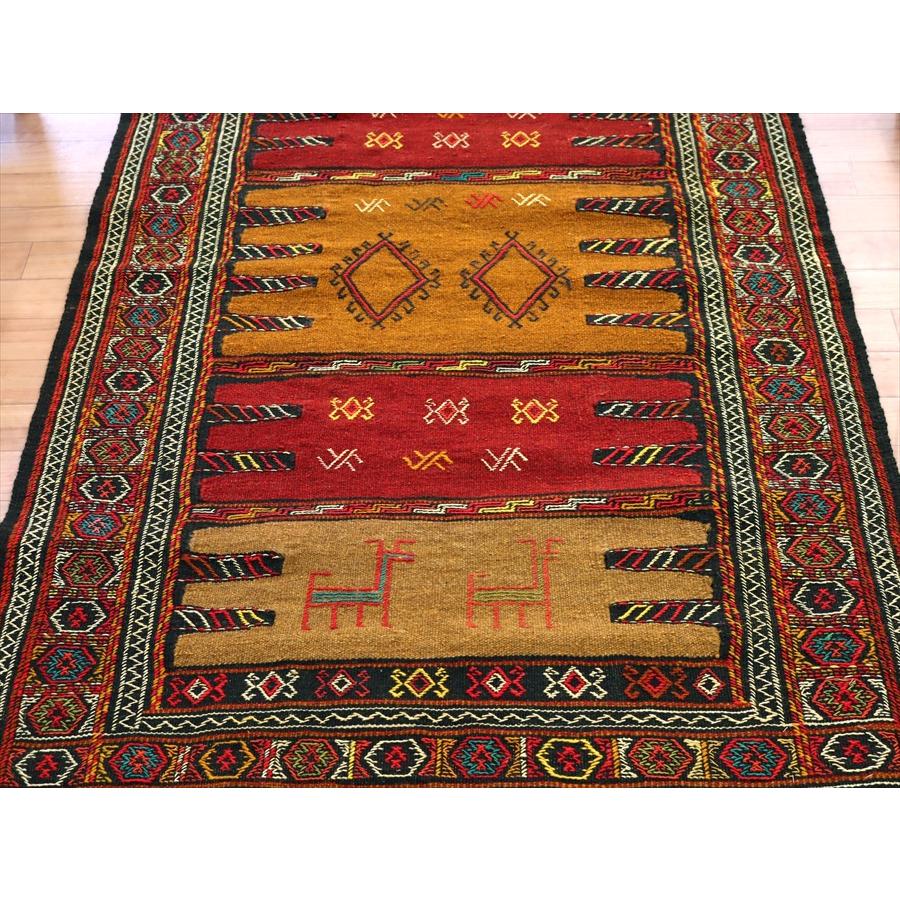 グチャン イランの手織りキリム 169x100cm ジジムの幾何学モチーフ | ブランド登録なし | 03