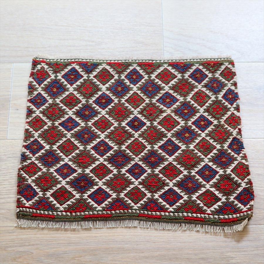 オールドキリム ベルガマ 37x43cm 収納ケースのサイドピース | 