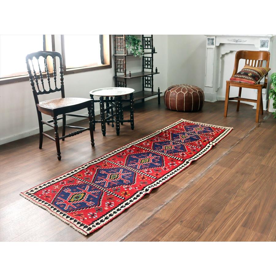 オールドキリム ワン 216x70cm サソリのモチーフ 細長サイズ |  | 01