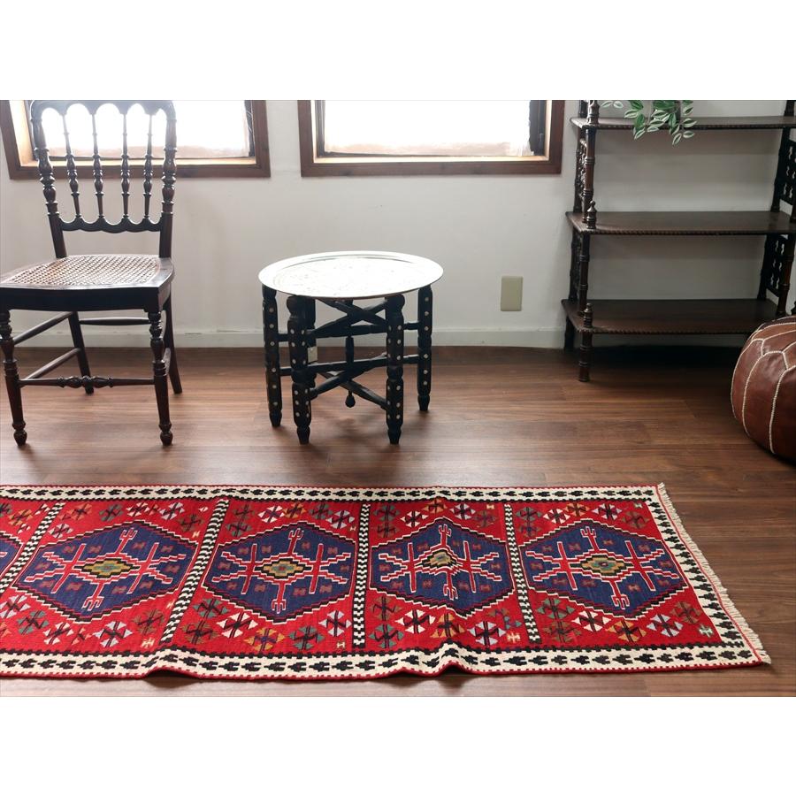 オールドキリム ワン 216x70cm サソリのモチーフ 細長サイズ |  | 02