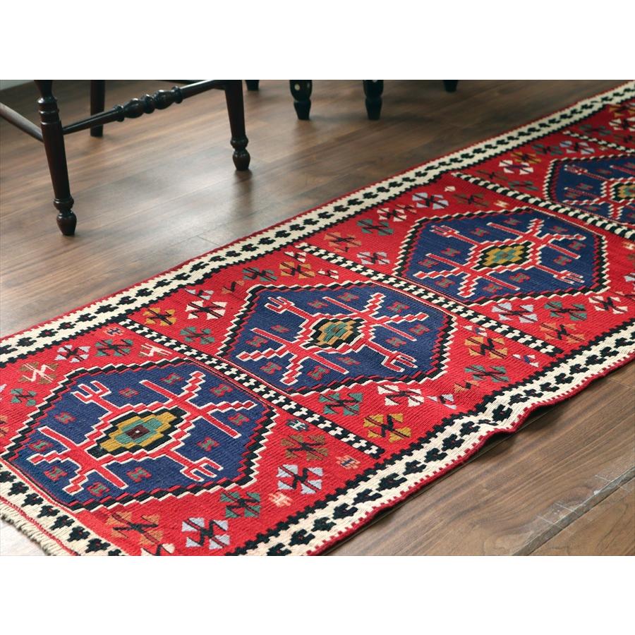 オールドキリム ワン 216x70cm サソリのモチーフ 細長サイズ |  | 03