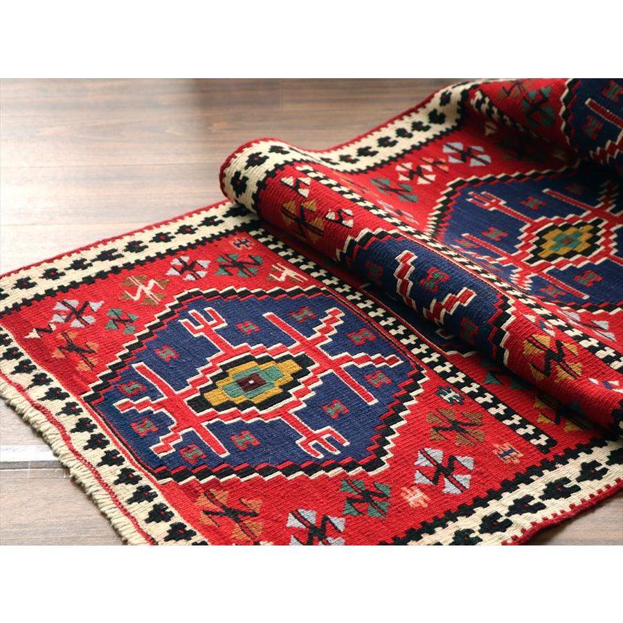 オールドキリム ワン 216x70cm サソリのモチーフ 細長サイズ |  | 07