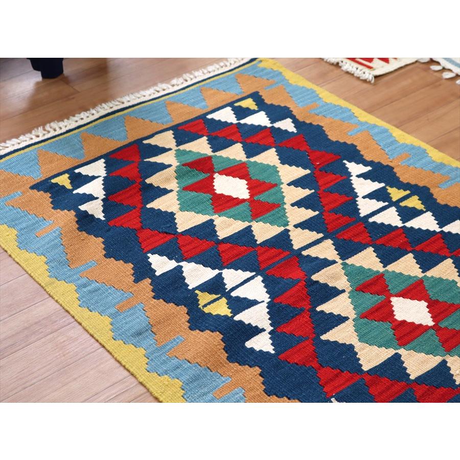 カイセリキリム トルコの手織りラグ 115x78cm イーブルアイ