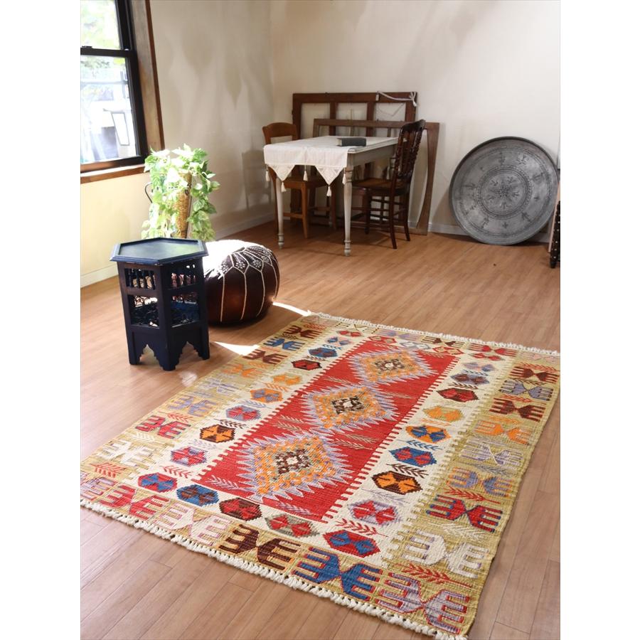 ワンランク上のカイセリキリム　セッヂャーデ 169x130cm イーブルアイと麦の穂のモチーフ | ブランド登録なし | 01