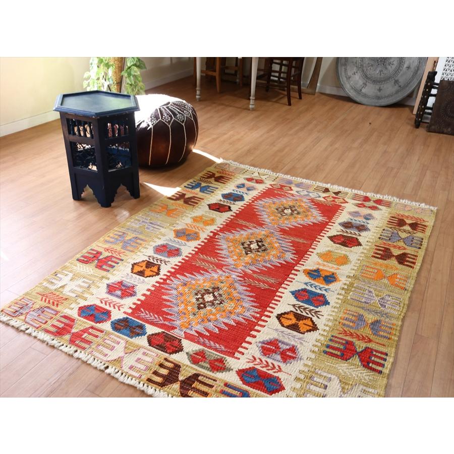 ワンランク上のカイセリキリム　セッヂャーデ 169x130cm イーブルアイと麦の穂のモチーフ | ブランド登録なし | 02