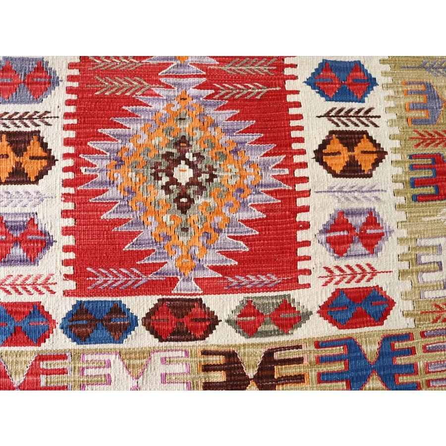 ワンランク上のカイセリキリム　セッヂャーデ 169x130cm イーブルアイと麦の穂のモチーフ | ブランド登録なし | 04