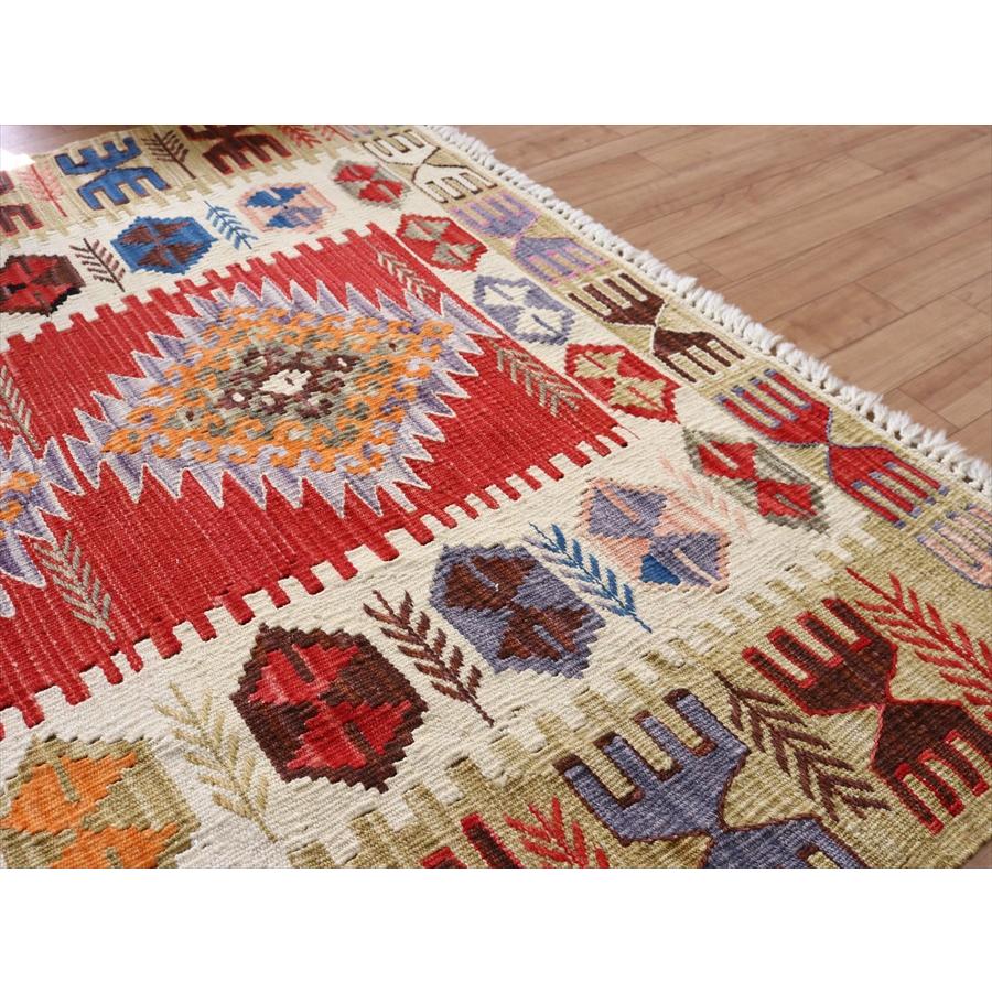 ワンランク上のカイセリキリム　セッヂャーデ 169x130cm イーブルアイと麦の穂のモチーフ | ブランド登録なし | 05