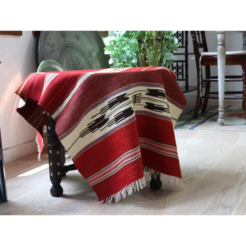 オールドキリム シリフケ ストライプ 101x62cm 細かく薄手の織り