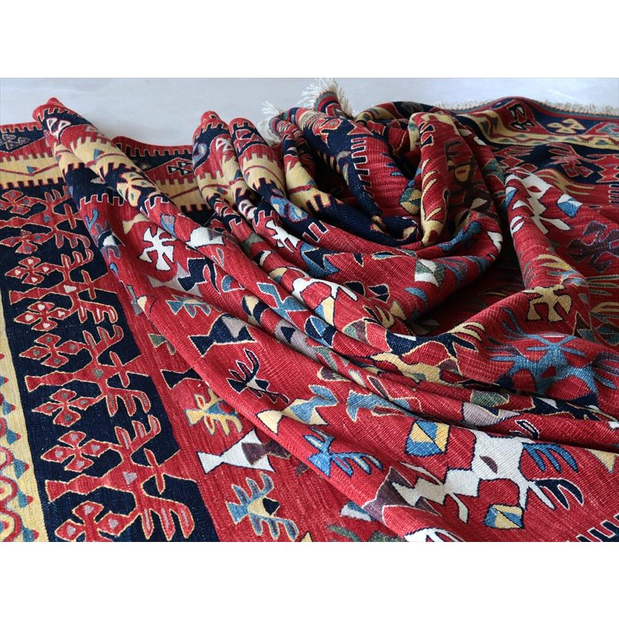 草木染キリム シャルキョイ リプロダクト 314x217cm 特大ルームサイズ |  | 12