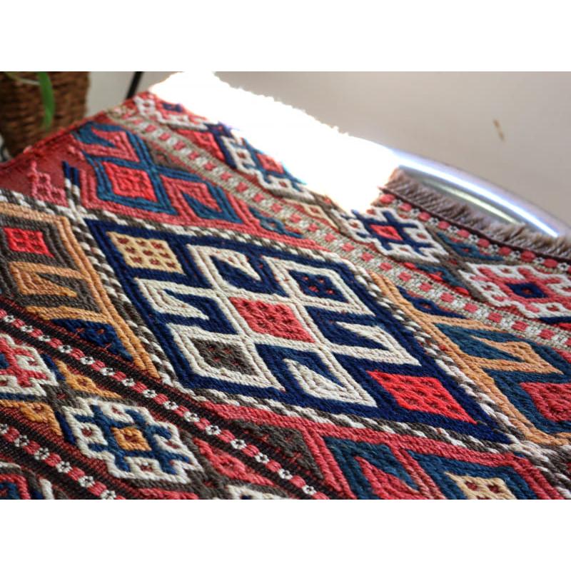オールドキリム シルヴァン フラグメント 40x43cm マフラッシュのサイドピース |  | 02