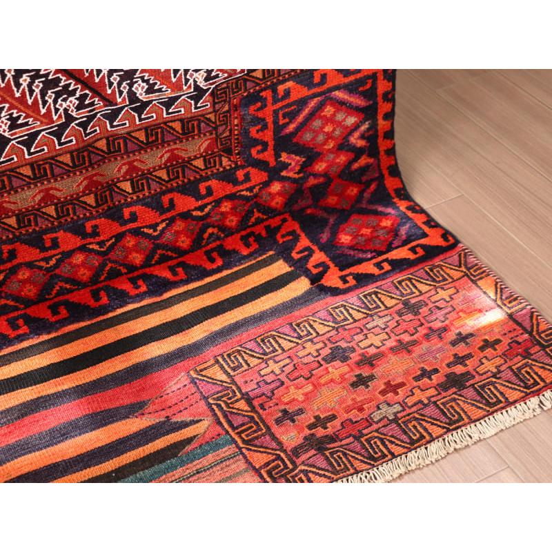 k*9様 オールドキリム　珍品　大型キャメルバック　110x80cm バクティアリ族のキャメルバッグ 221x102cm オールドキリム