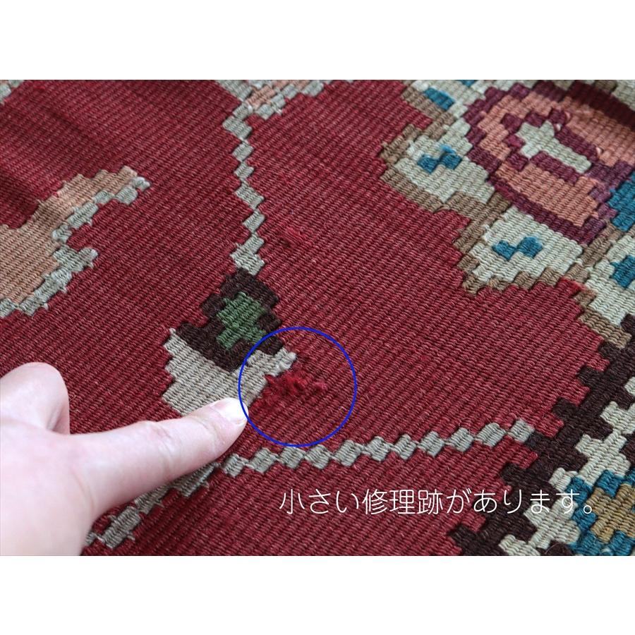 オールドキリム ブルガリア シャルキョイ 285x208cm クラシカルなフラワーデザイン |  | 11