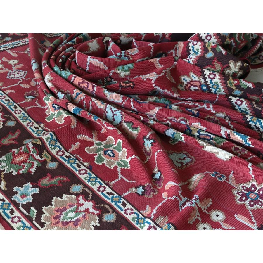 オールドキリム ブルガリア シャルキョイ 285x208cm クラシカルなフラワーデザイン |  | 14