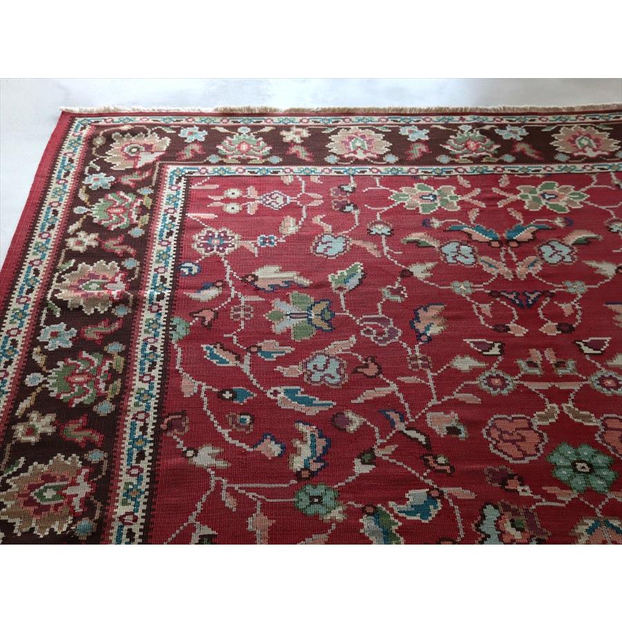 オールドキリム ブルガリア シャルキョイ 285x208cm クラシカルなフラワーデザイン |  | 05