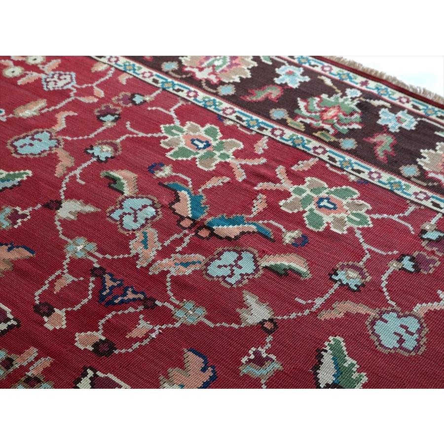 オールドキリム ブルガリア シャルキョイ 285x208cm クラシカルなフラワーデザイン |  | 06