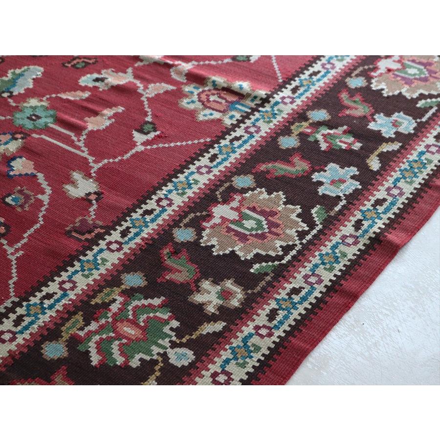 オールドキリム ブルガリア シャルキョイ 285x208cm クラシカルなフラワーデザイン |  | 07