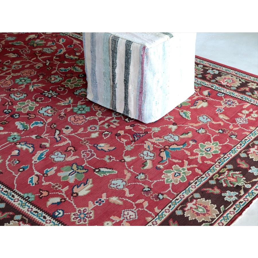 オールドキリム ブルガリア シャルキョイ 285x208cm クラシカルなフラワーデザイン |  | 08