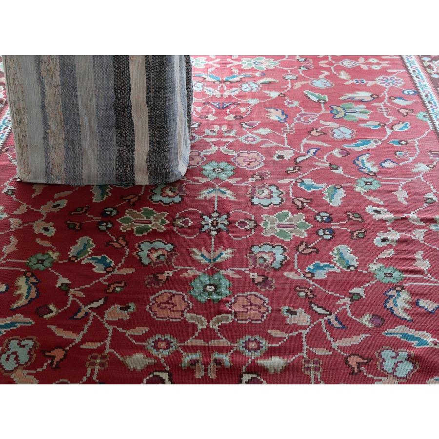 オールドキリム ブルガリア シャルキョイ 285x208cm クラシカルなフラワーデザイン |  | 09