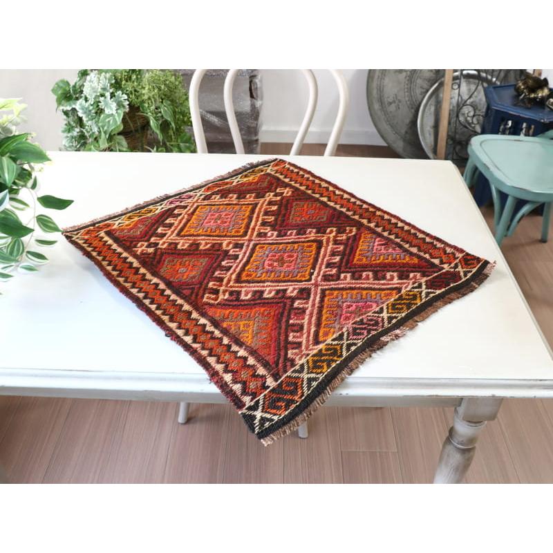 オールドキリム　小さなパネル 53x50cm カルス地方　ジジム織り |  | 01