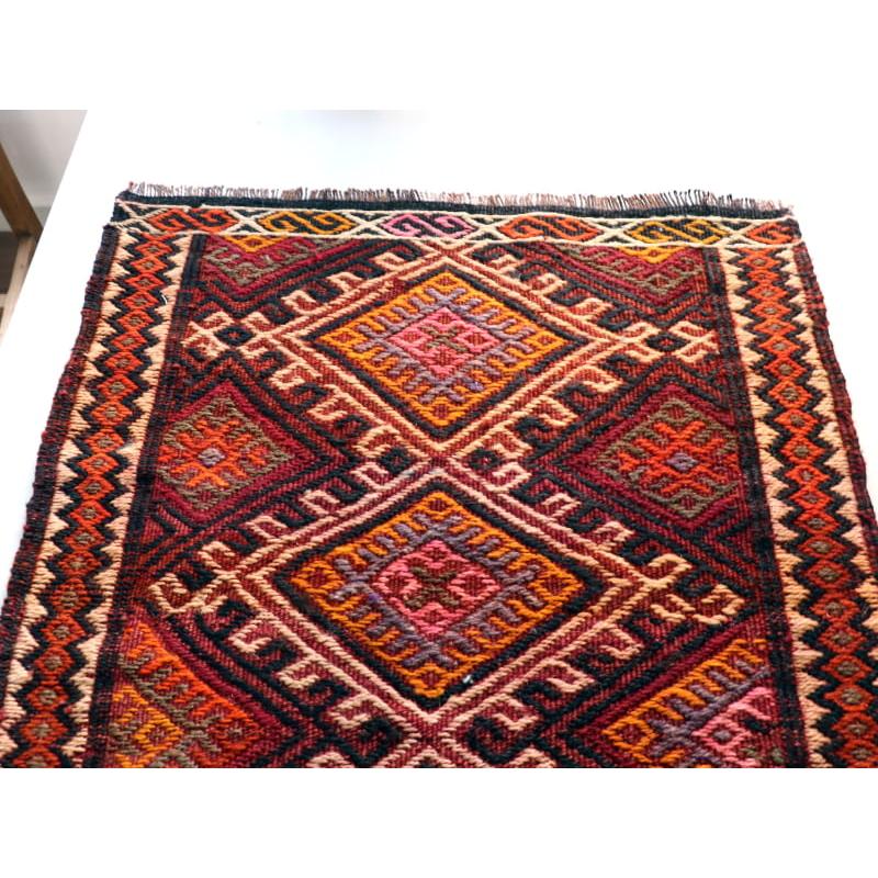 オールドキリム　小さなパネル 53x50cm カルス地方　ジジム織り |  | 03